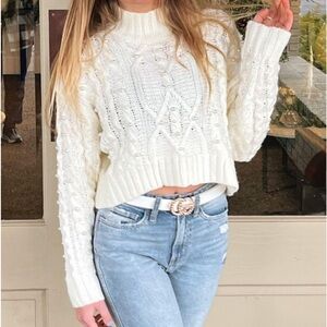 Boutique pearl sweater